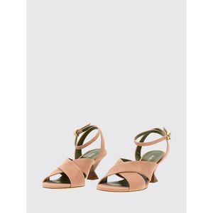 Maria Luca Women Maria Luca Osanna Suede Sandals With Cone Heel And Ankle Strap